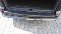 Накладка на задний бампер EuroCap под карбон (ABS) фото 1