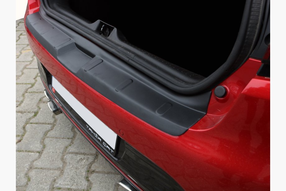 Renault Clio IV 2012-2019 гг. Накладка на задний бампер EuroCap (ABS) Image