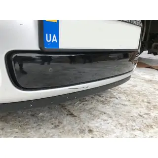 Зимняя накладка на решетку радиатора (2007-2010, нижняя) Skoda Roomster 2006-2015 гг. фото 1