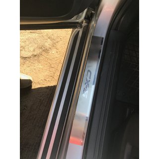 Накладки на пороги Nataniko (4 шт., нержавейка) Mazda CX-5 2017- гг. фото 1