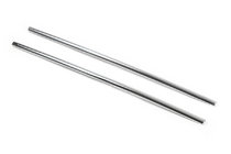 Volkswagen T5 Transporter 2003-2010 гг. Накладки на решетку бампера (2 шт, нержавейка) фото 2