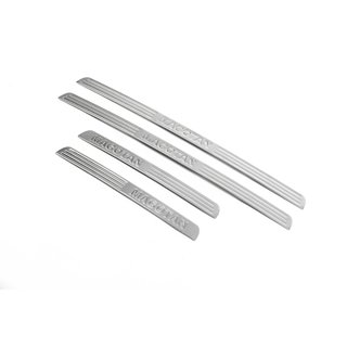 Накладки на пороги Libao (4 шт, нержавейка) Volkswagen Passat B6 2006-2012 гг. фото 1