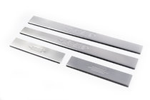 Jeep Cherokee/Liberty 2007-2013 гг. Накладки на пороги нержавейка Carmos V2 (4 шт) фото 1