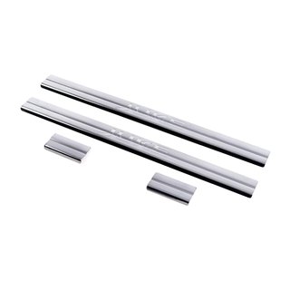 Накладки на пороги Carmos (4 шт, нержавейка) Nissan Juke 2010-2019 гг. фото 1