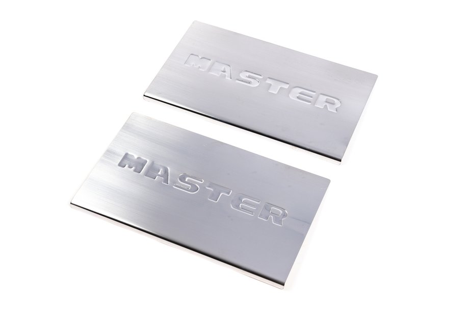 Renault Master 2011-2023 гг. Накладки на пороги V1 (2 шт, нержавейка) Image