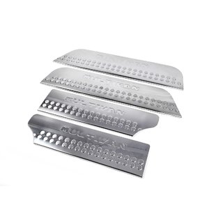 Накладки на внутренние пороги тип-3 (нержавеющая сталь) Volkswagen T4 Caravelle/Multivan 1990-2003 гг. фото 1