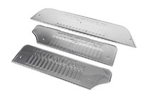 Накладки на внутренние пороги тип-5 (нержавеющая сталь) фото 1 Накладки на внутренние пороги тип-5 (нержавеющая сталь) фото 1