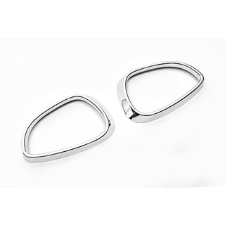 Обводка зеркала (2 шт., пластик) Ford Fiesta 2008-2017 гг. фото 1