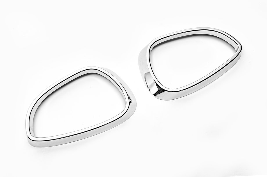 Ford Fiesta 2008-2017 гг. Обводка зеркала (2 шт., пластик) Image