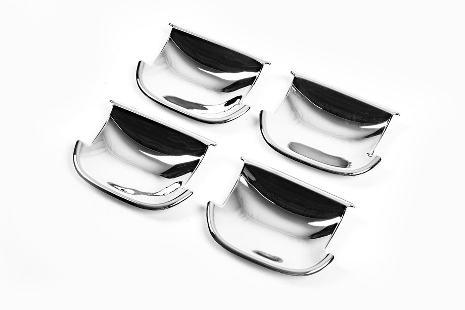 Volkswagen Passat B6 2006-2012 гг. Накладки на ручки дверей (4 шт, пластик) Image