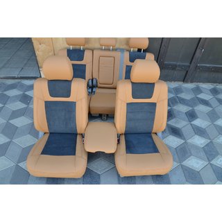 Авточехлы (Эко-кожа ↗Алькантара, Elite) Toyota Land Cruiser 100 1998-2007 гг. фото 2