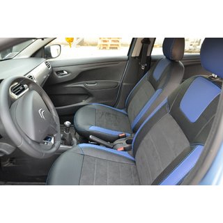 Авточехлы SoyuzAuto Стиль Кожа Citroen C-Elysee 2013-2022 гг.