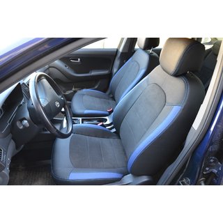 Авточехлы Elite (Эко-кожа с вставками Alcantara) Hyundai Elantra (HD) 2006-2011 гг. фото 2