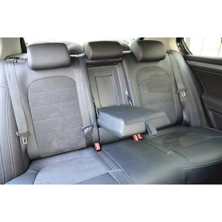 Авточехлы (2008-2013, Эко-кожа↗Алькантара, Elite) Skoda Superb 2009-2015 гг. фото 2