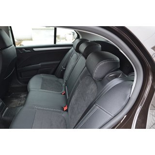 Авточехлы (2013↗, Экокожа↗Алькантара, Elite) Skoda Superb 2009-2015 гг. фото 3