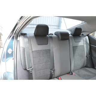 Авточехлы Elite (Эко-кожа с вставками Alcantara) Toyota Corolla 2013-2019 гг. фото 3