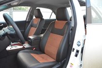 Toyota Camry 2011–2017 гг. Авточехлы (Эко-кожа и заменитель алькантары, Elite) фото 6