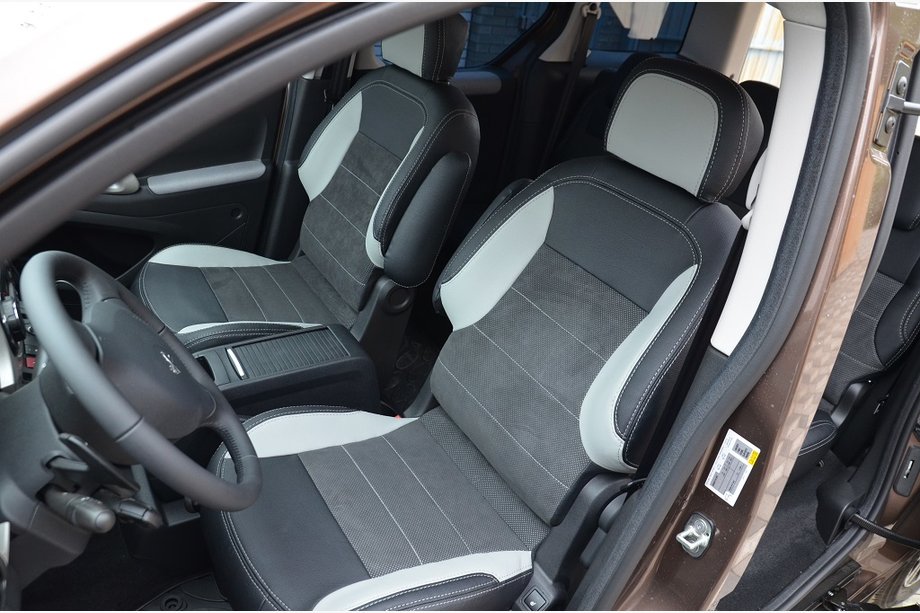 Citroen Berlingo 2008-2018 гг. Авточехлы Leather style Image