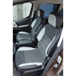 Авточехлы Leather style Citroen Berlingo 2008-2018 гг. фото 2
