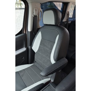 Авточехлы Leather style Citroen Berlingo 2008-2018 гг. фото 3