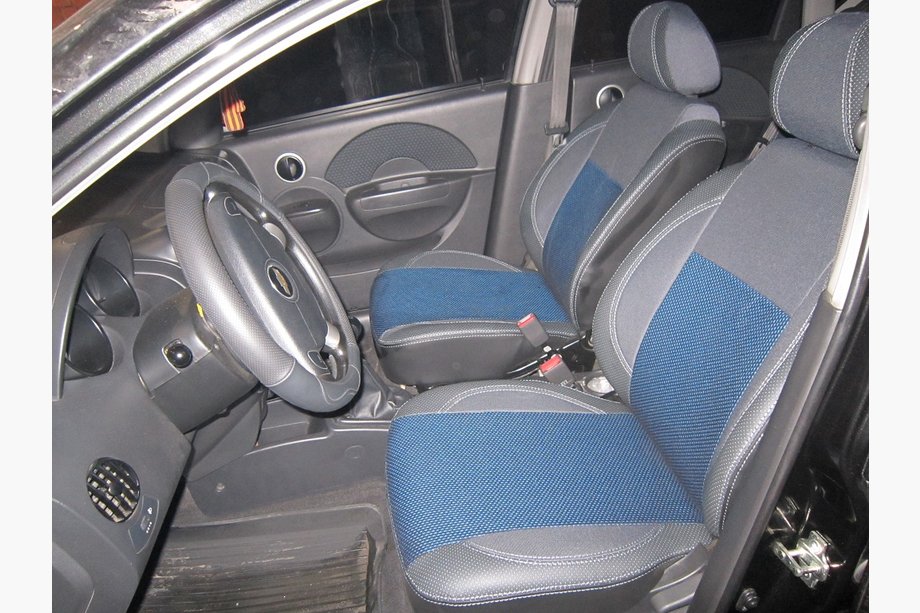 Chevrolet Aveo T200 2002-2008 гг. Новинка! Оригинальные авточехлы SoyuzAuto Premium Image