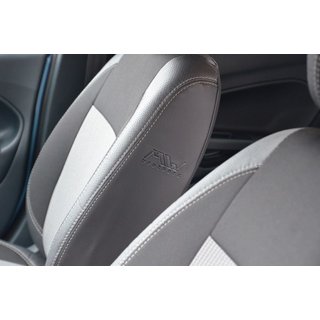 Новинка! Авточехлы из экокожи (2013↗) Brothers Premium Ford Fiesta 2008-2017 гг. фото 2