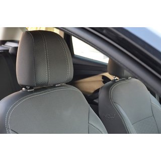 Авточехлы (Ткань↗Эко-кожа, Premium) Ford Kuga/Escape 2013-2019 гг. фото 2