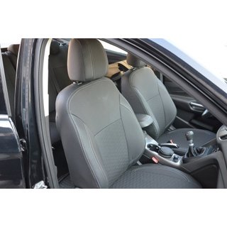 Авточехлы (Ткань↗Эко-кожа, Premium) Ford Kuga/Escape 2013-2019 гг. фото 1