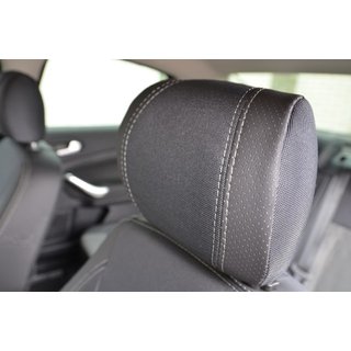 Авточехлы (Эко-кожа↗Ткань, Premium) Ford Mondeo 2008-2014 гг. фото 2