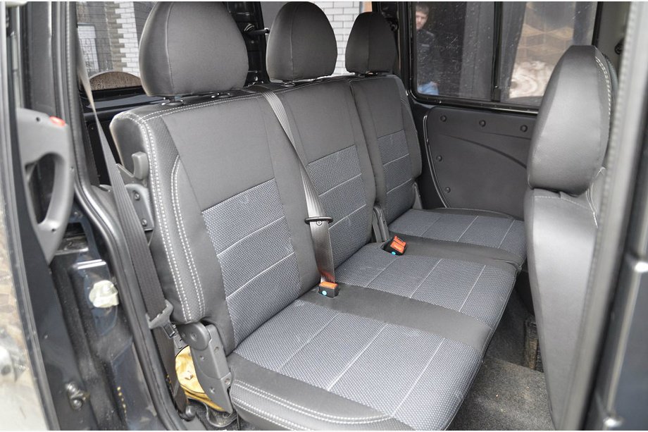 Fiat Doblo I 2001-2005 гг. НОВИНКА !!! Оригинальные чехлы SoyuzAuto Premium (полный комплект) Фото 5