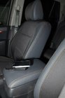 Hyundai Santa Fe 2 2006-2012 гг. Авточехлы (Эко-кожа↗Ткань, Premium) фото 2