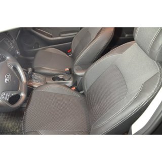 Новинка! Модельные авточехлы из экокожи Brothers Premium Kia Cerato 3 2013-2018 гг. фото 1