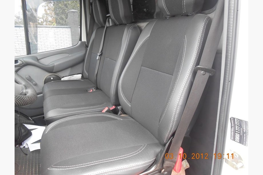 Volkswagen LT 1995-2006 гг. Авточехлы (Экокожа+Ткань, Premium) Фото 2