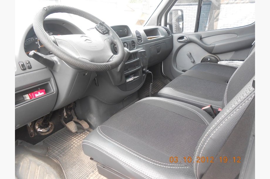 Volkswagen LT 1995-2006 гг. Авточехлы (Экокожа+Ткань, Premium) Фото 3