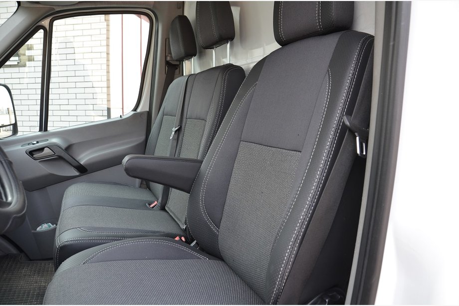 Volkswagen Crafter 2006-2016 гг. Авточехлы (Эко-кожа↗Ткань, Premium) 1↗1 Фото 2