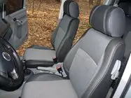 Volkswagen Caddy 2004-2010 гг. Авточехлы (Эко-кожа↗Ткань, Premium) фото 7