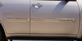 Chery Tiggo 1 2005-2016 гг. Дверной молдинг нержавейка фото 1