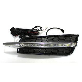 Светодиодные ДХО с вставками (комплект) Chevrolet Cruze 2009-2015 гг.