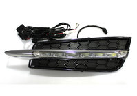 Chevrolet Cruze 2009-2015 гг. Светодиодные ДХО с вставками (комплект) фото 1