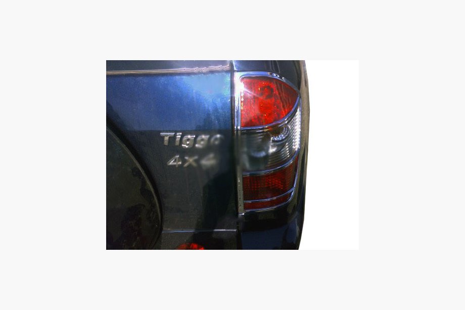 Chery Tiggo 1 2005-2016 гг. Накладки на Задние Фонари (ABS, Хром) Image