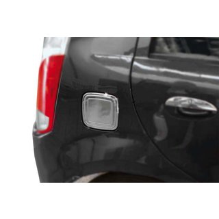 Хромированная накладка на лючок бензобака (нерж. сталь) Chery Kimo 2007-2015 гг.