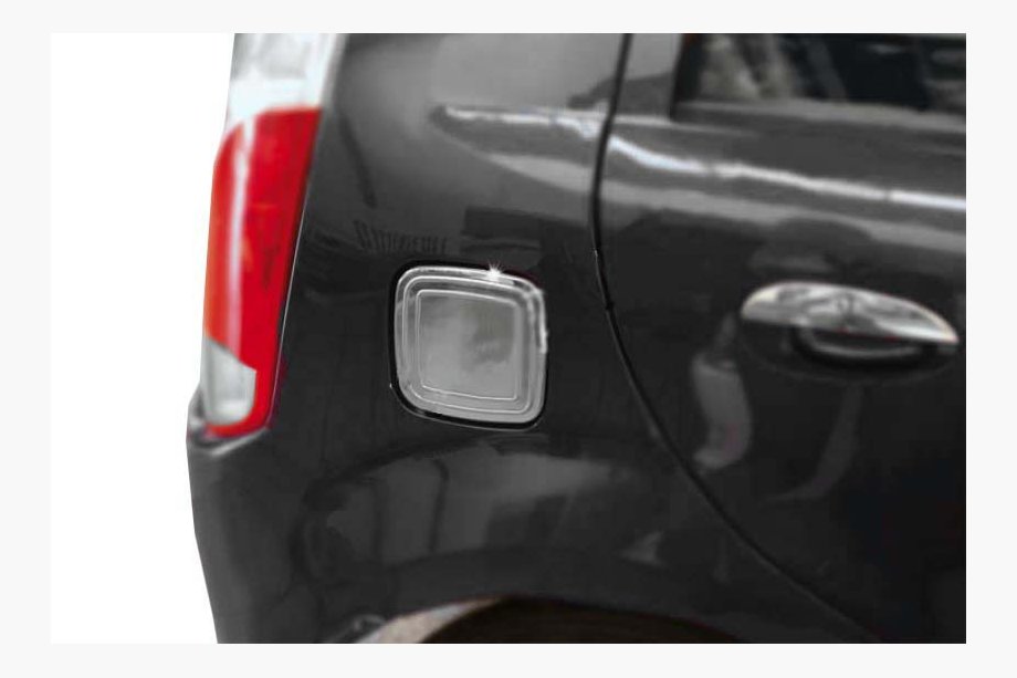 Chery Kimo 2007-2015 гг. Хромированная накладка на лючок бензобака (нерж. сталь) Image