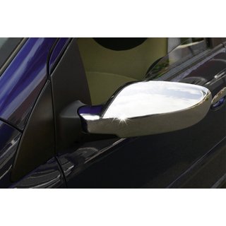 Накладки на Зеркала (2 шт., Нержавейка) Chery Kimo 2007-2015 гг.