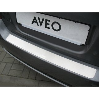 Накладка на задний бампер Nataniko (нержавейка) Chevrolet Aveo T250 2005-2011 гг.