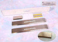 Chevrolet Aveo T300 2011-2020 гг. Накладки на пороги Nataniko (4 шт, нержавейка) фото 1