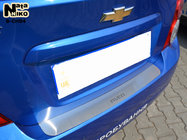 Chevrolet Aveo T300 2011-2020 гг. Накладка на задний бампер Nataniko (нержавейка) фото 1