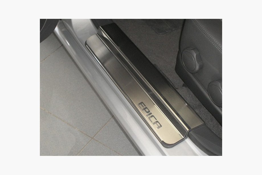 Накладки на пороги NataNika Premium (нержавейка) Image