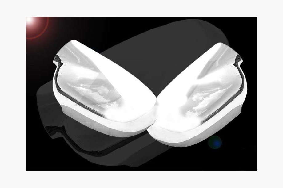 Chevrolet Aveo T200 2002-2008 гг. Накладки на зеркала (2 шт, пластик) Image