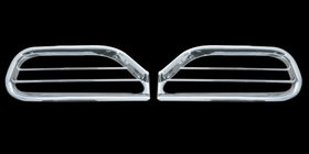 Chevrolet Captiva 2006-2019 гг. Хромированные накладки на задние противотуманные фары (2 шт., Пластик) фото 1