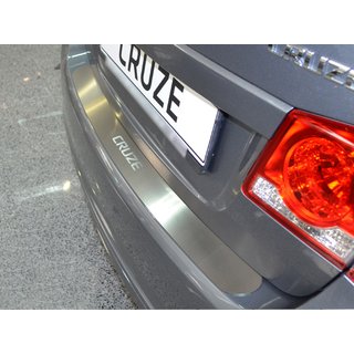 Накладка на задний бампер Nataniko (нержавейка) Chevrolet Cruze 2009-2015 гг.